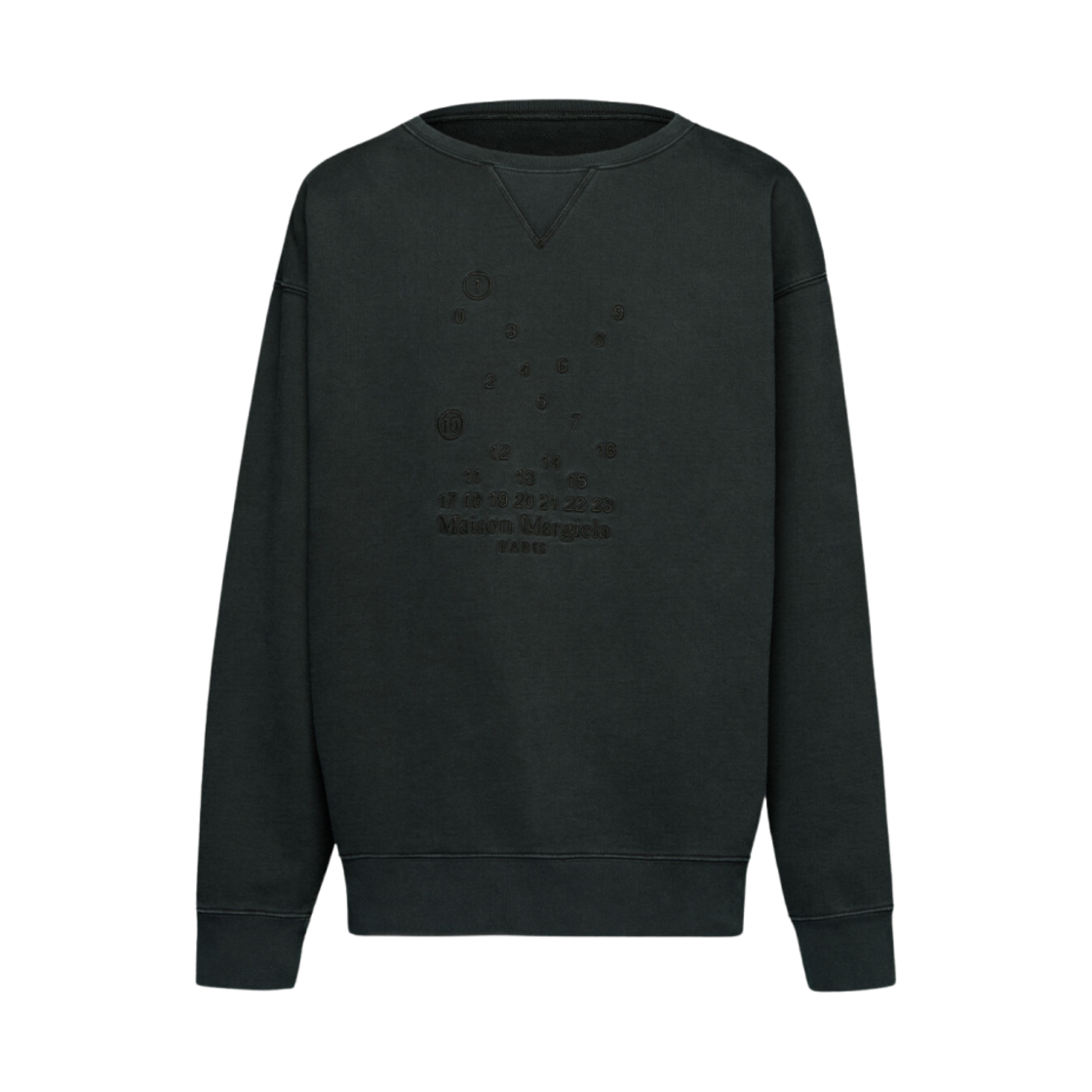 메종 마르지엘라 뉴메릭 로고 스웨트셔츠 차콜(Maison Margiela Numeric Logo Sweatshirt Charcoal) - 1