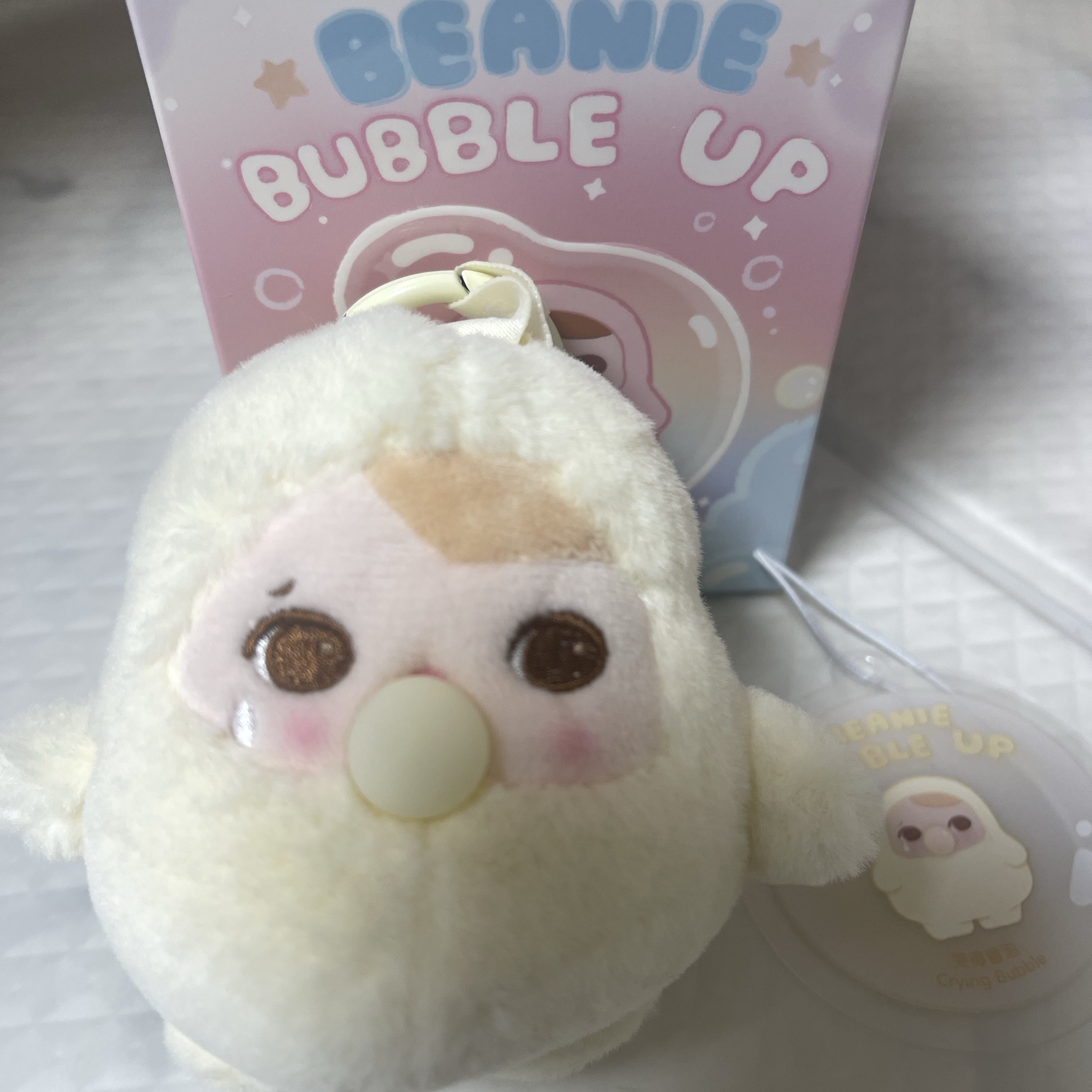 Pop MartPucky Beanie Bubble Up Series Figures Sealed Case (1 Blind Boxes) 착용 스타일 - 1