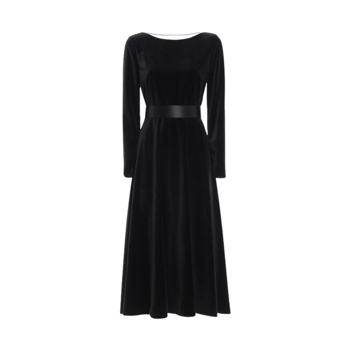 JOCK-008 (W) Max Mara Jock Soft Velvet Dress Dark Green
