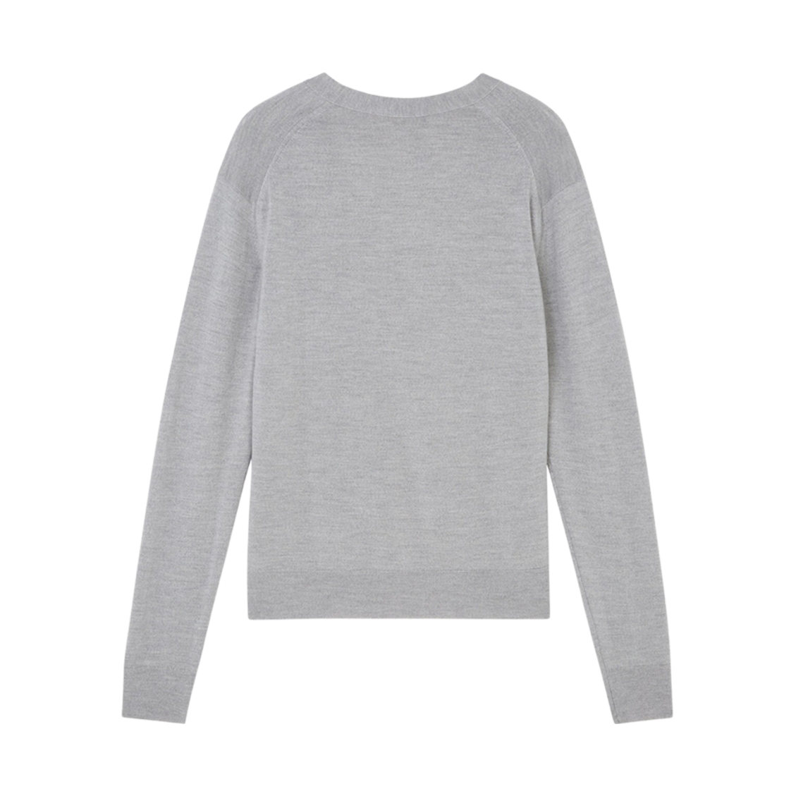 메종 키츠네 버진 울 라운드넥 풀오버 그레이 멜란지(Maison Kitsune Virgin Wool R-Neck Pullover Grey Melange) - 2