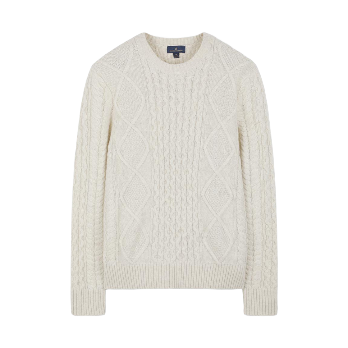 브룩스 브라더스 아란 케이블 스웨터 아이보리(Brooks Brothers Aran Cable Sweater Ivory)