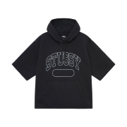 Stussy SS Boxy Cropped Hoodie Black