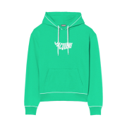 Jacquemus Le Sweatshirt Vague Wave Logo Hoodie Wave Green