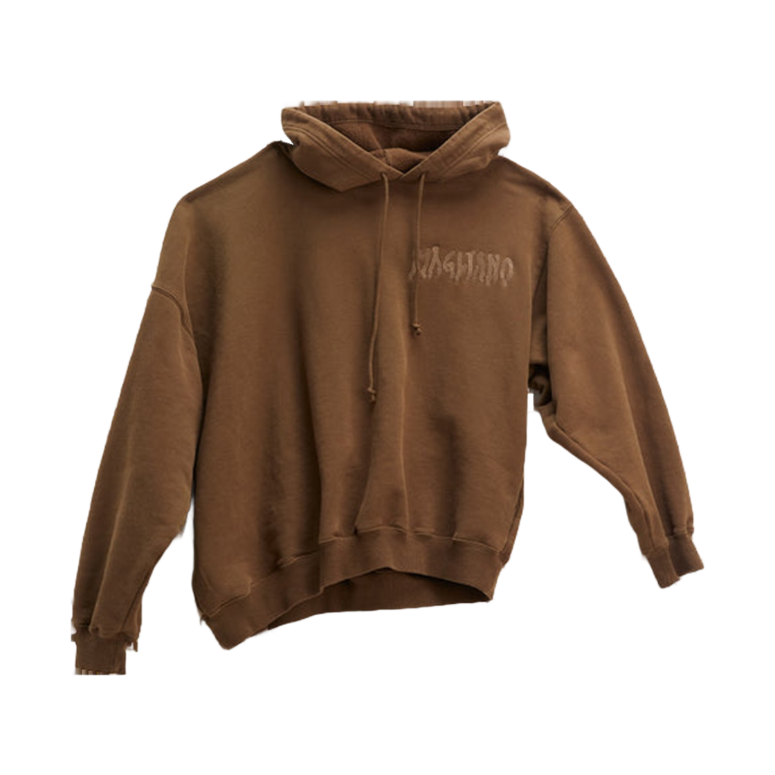 마리아노 트위스티드 후드 콘테스타치오네 브라운(Magliano Twisted Hoodie Contestazione Brown)