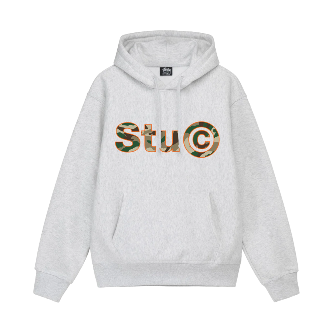 스투시 Stu C. 후드 애쉬 헤더(Stussy Stu C. Hoodie Ash Heather) - 1