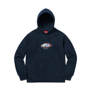 Supreme Cop Car Hooded Sweatshirt Navy - 19FW