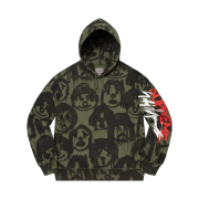 Supreme x Yohji Yamamoto Hooded Sweatshirt Olive - 20FW