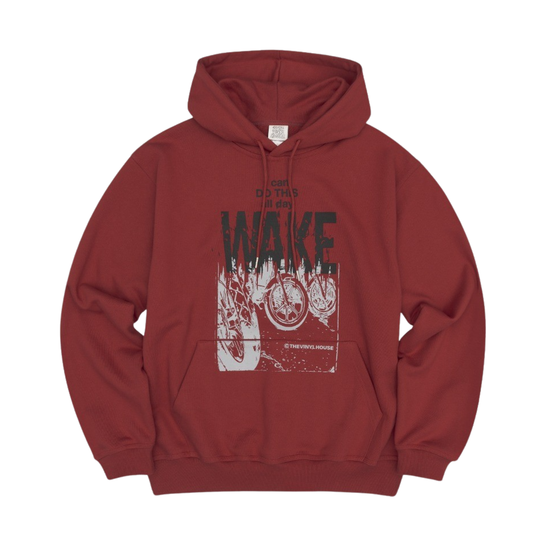 더바이닐하우스 웨이크 후드 레드(Thevinylhouse Wake Hoodie Red)