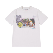 The Museum Visitor Berlin Picture Patch Printed T-Shirts Ivory