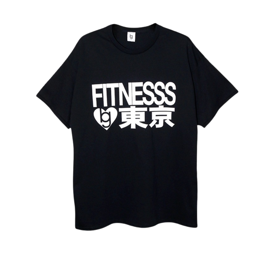 [프리오더] GB 마우스 피트니스 사랑 도쿄 티셔츠  블랙([프리오더] GB Mouth Fitness Love 東京 T-Shirt Black)