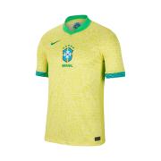 Nike Brazil 2024/25 Dri-Fit Stadium Home Jersey Dynamic Yellow (Non Marking Ver.)