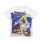 Ader Error x Disney Mickey & Donald T-Shirt 01 Off White