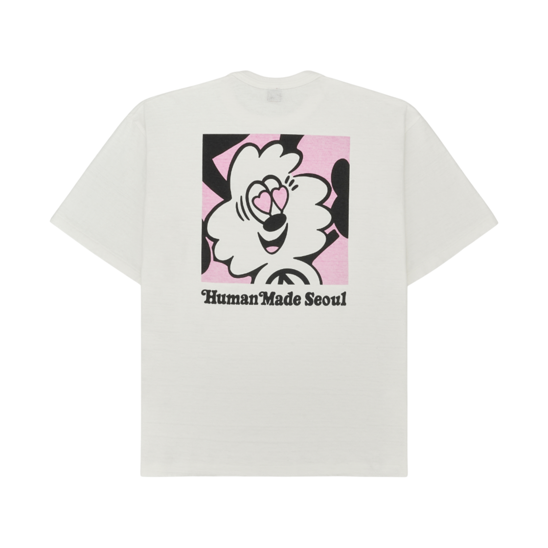 휴먼메이드 x 베르디 그래픽 티셔츠 화이트 - 서울 스토어 한정