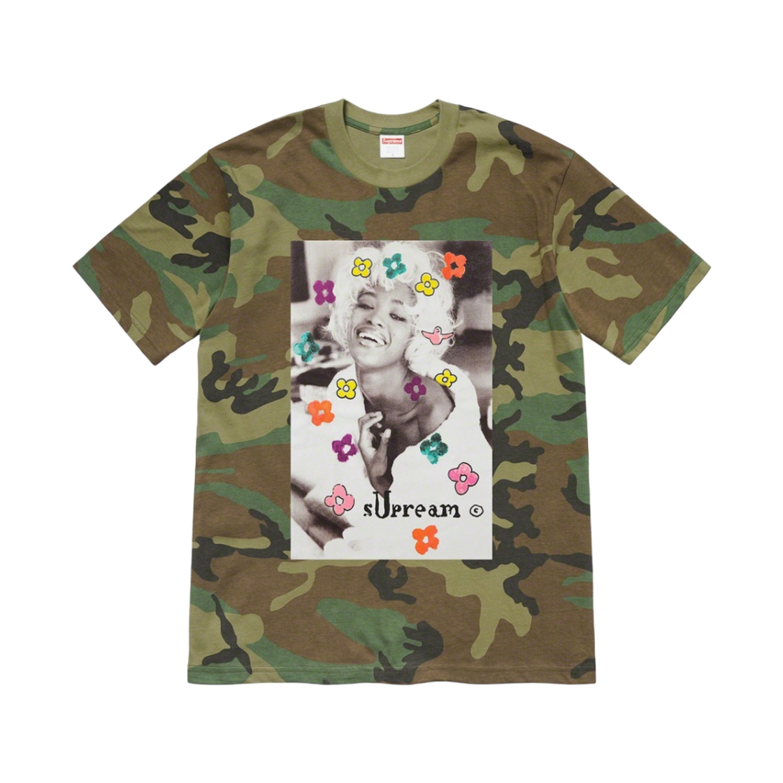 슈프림 나오미 티셔츠 우드랜드 카모 - 20SS(Supreme Naomi T-Shirt Woodland Camo - 20SS) - 1