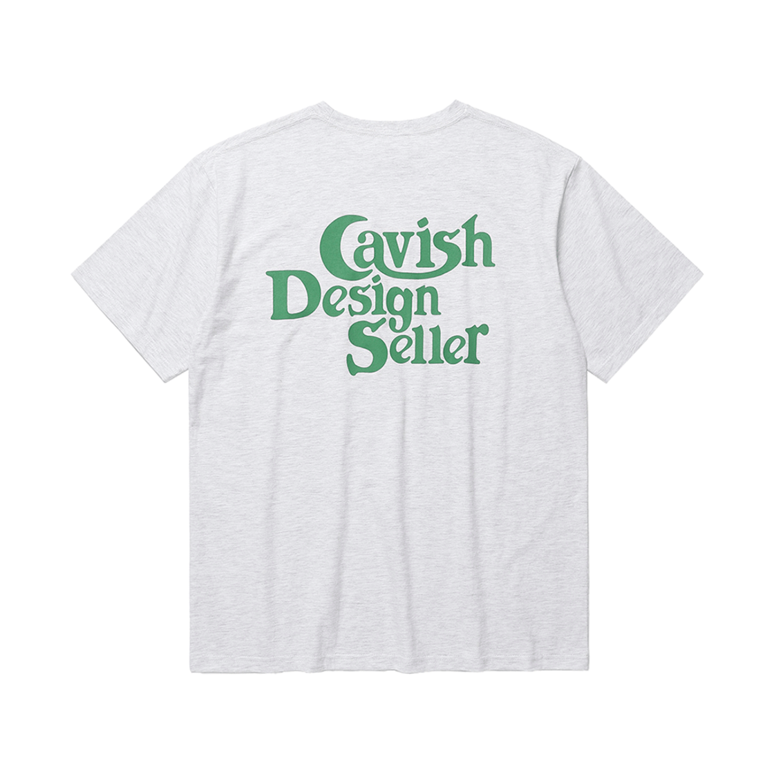 카비시 셀러 로고 숏슬리브 티셔츠 라이트그레이(CAVISH Seller Logo SS Tee Light Grey)