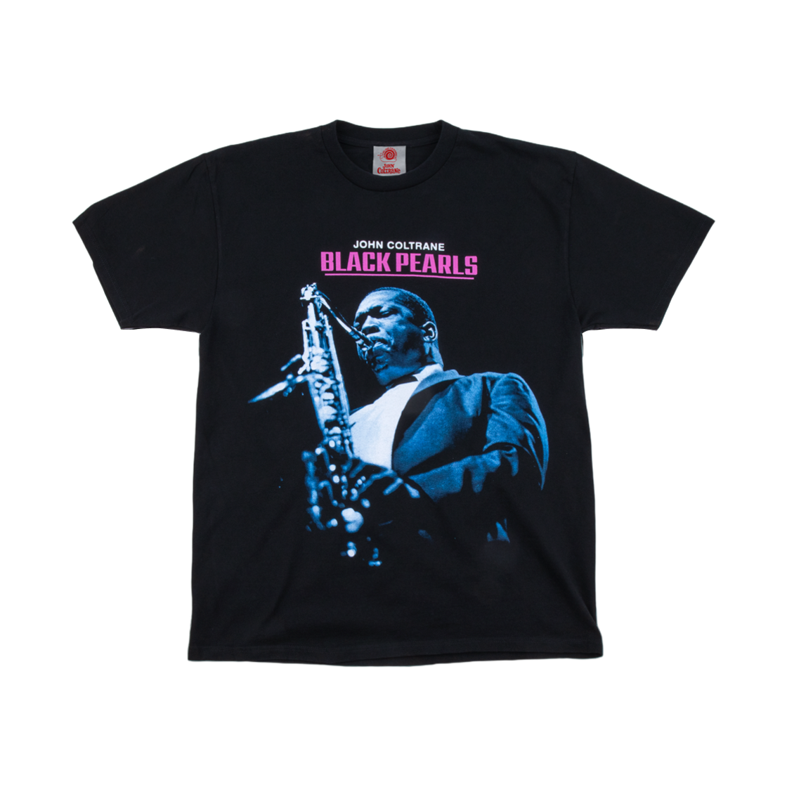 온라인 세라믹스 존 콜트레인 블랙 펄스 티셔츠 블랙(Online Ceramics John Coltrane Black Pearls T-Shirt Black)