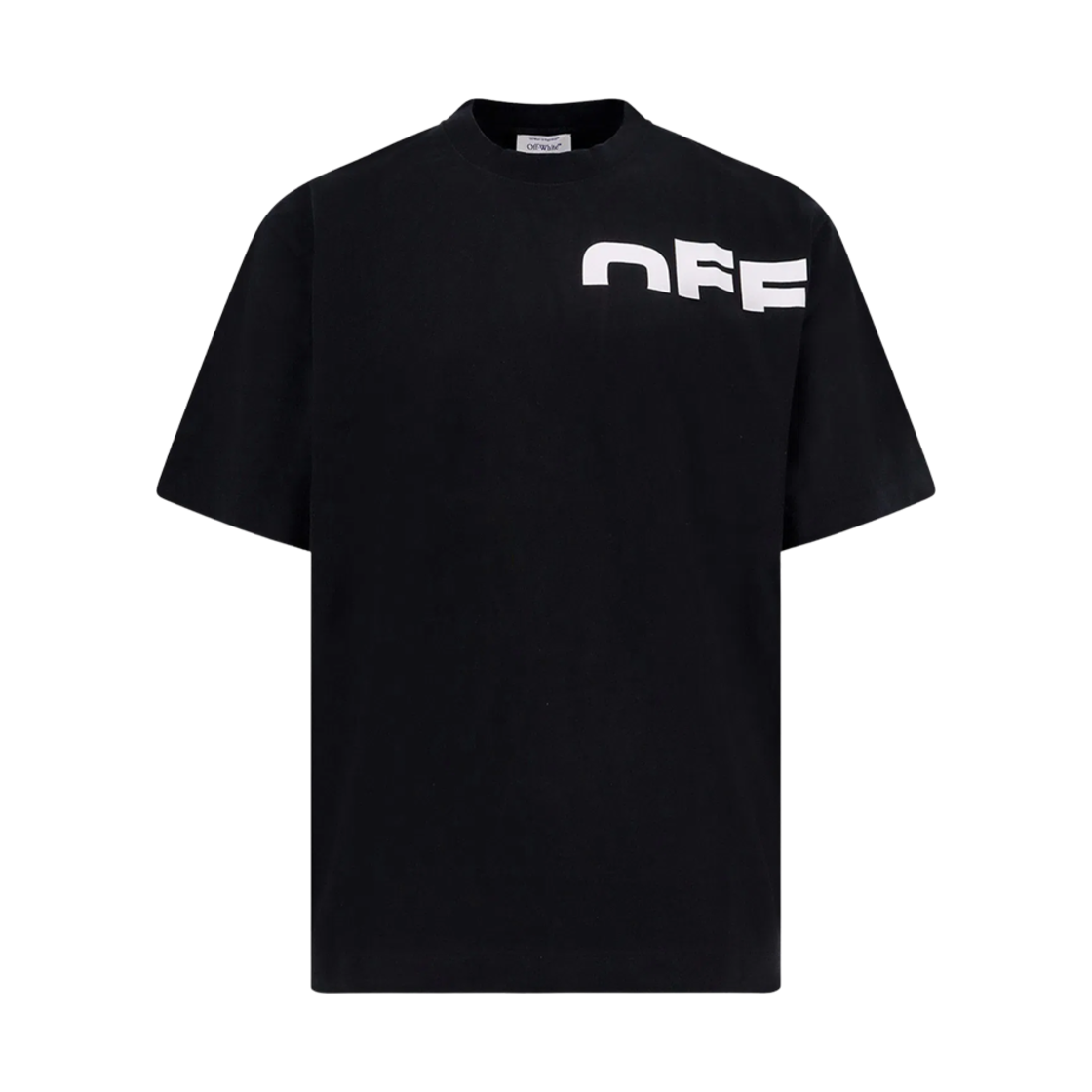 OMAA120S25JER00B1001 Off-White Shared Logo T-Shirt Black