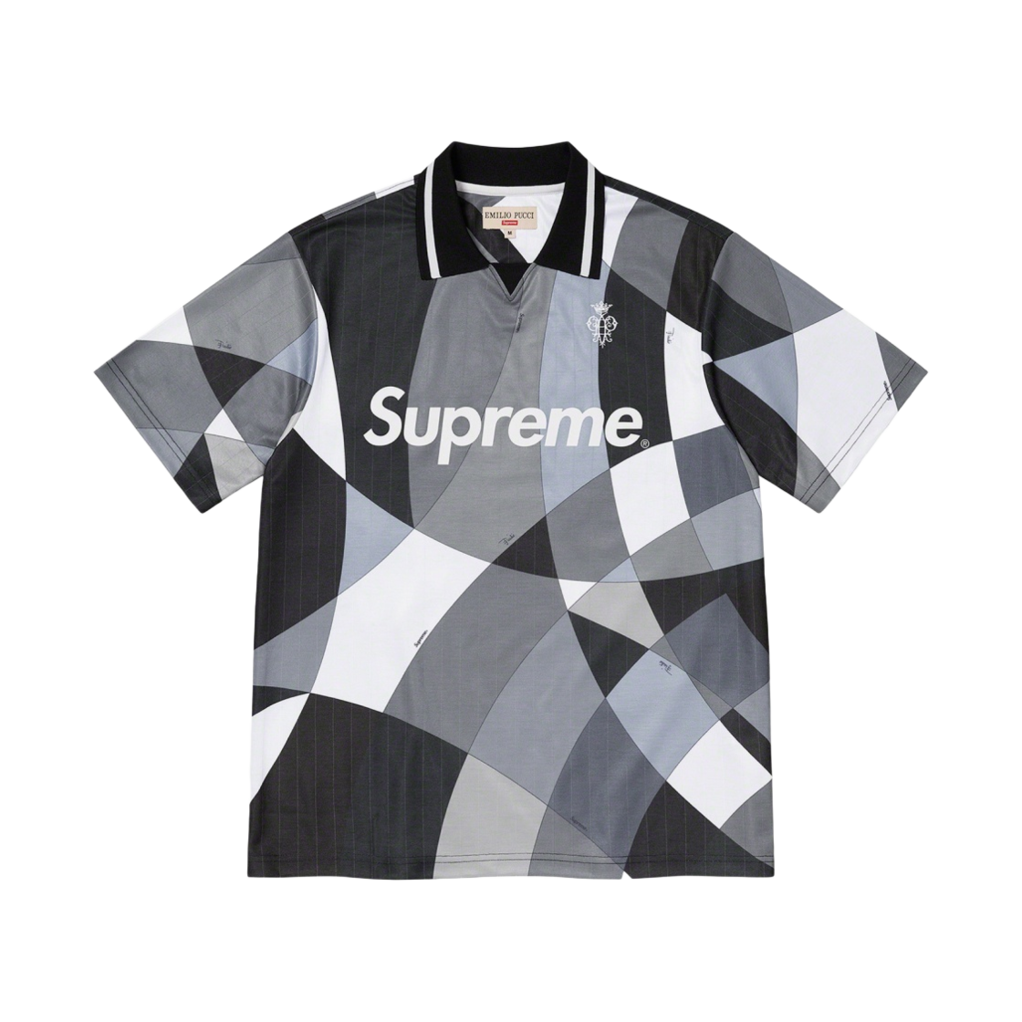 슈프림 x 에밀리오 푸치 사커 저지 블랙 - 21SS