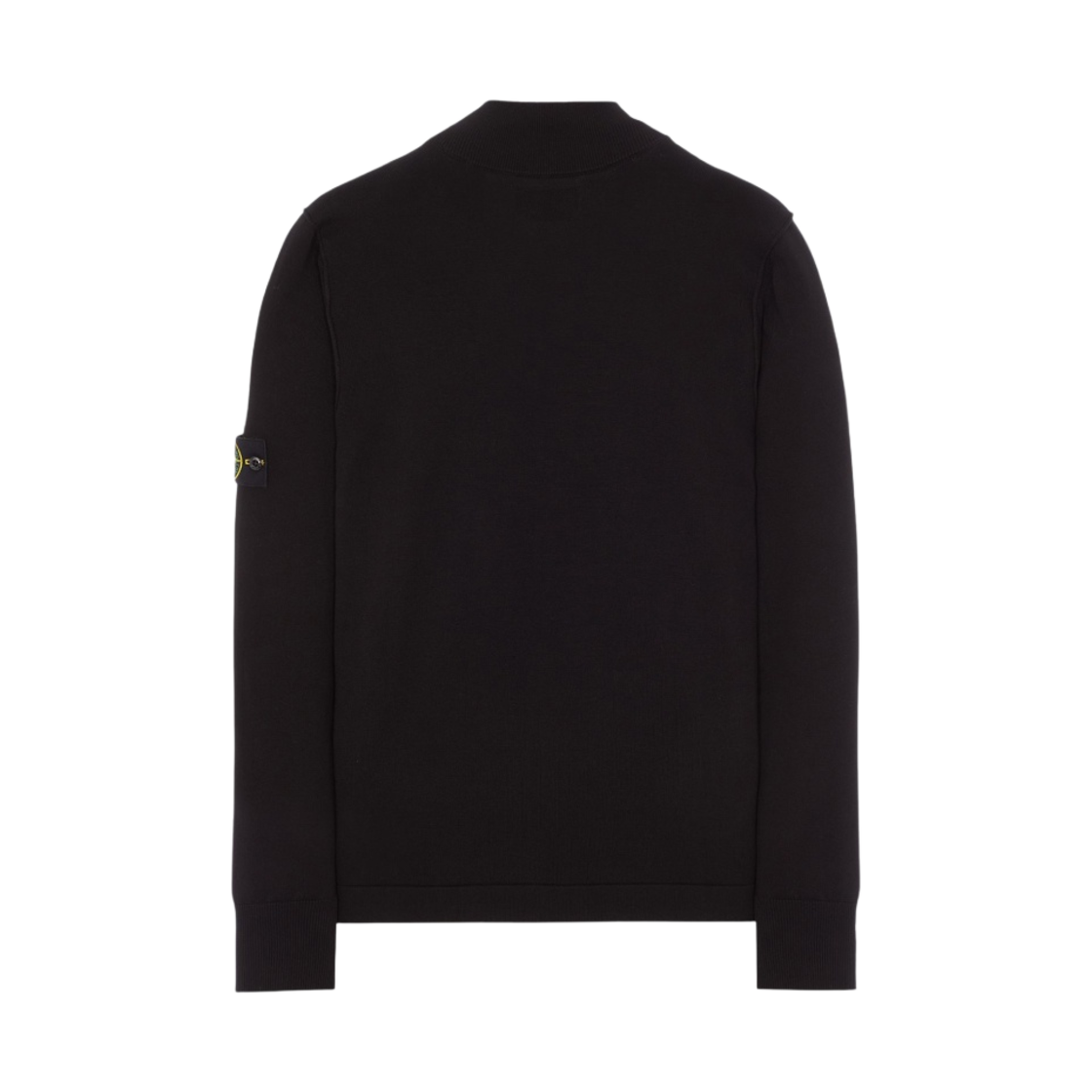 스톤 아일랜드 542B2 소프트 코튼 하프 집 니트 블랙 - 23SS(Stone Island 542B2 Half Zip Knit in Soft Cotton Black - 23SS) - 2
