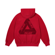 Palace Polartec Lazer Zip Hood Tomato Red - 24FW