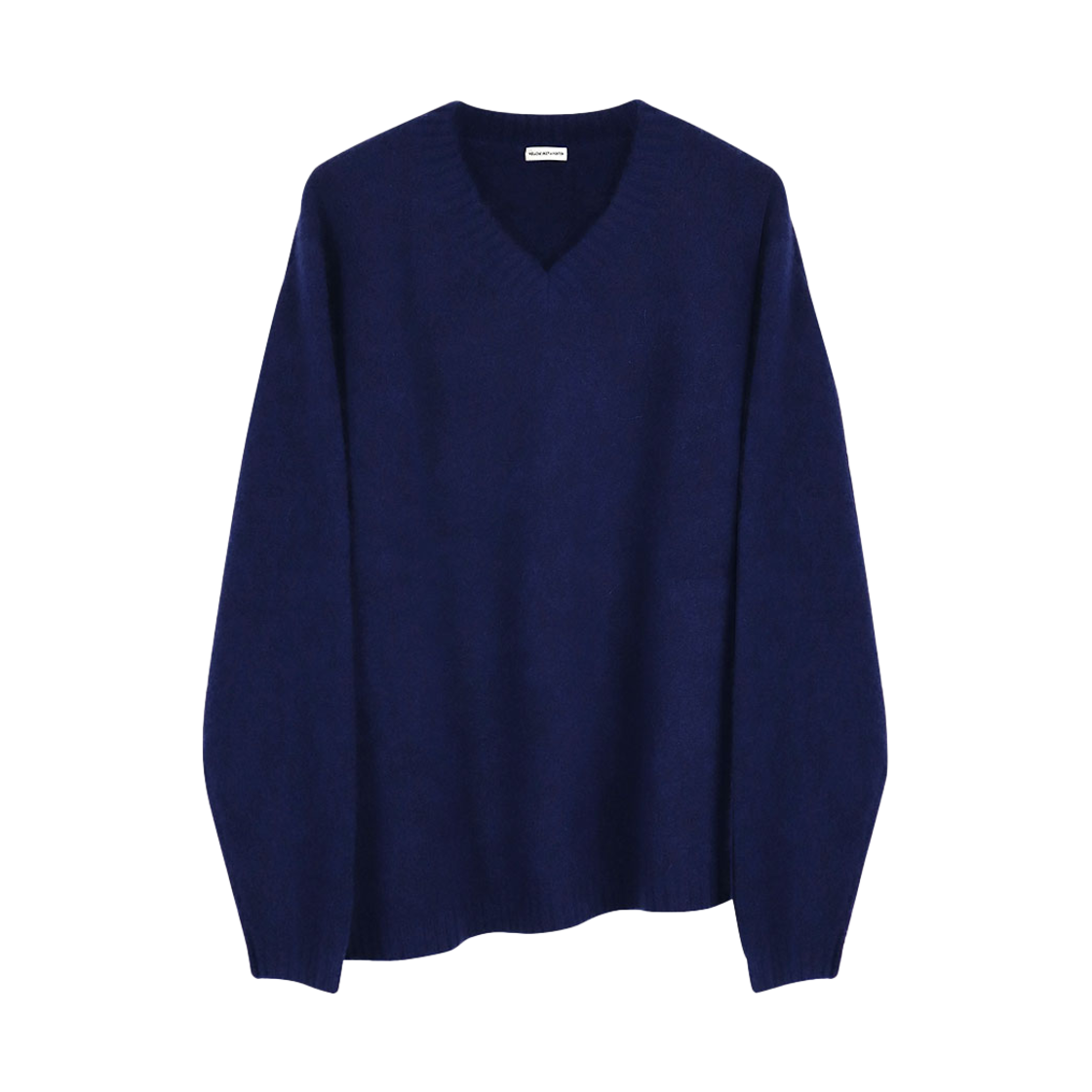 유체 에이알 사선 알파카 니트 네이비(YOUCHE AR Oblique Alpaca Knit Navy)