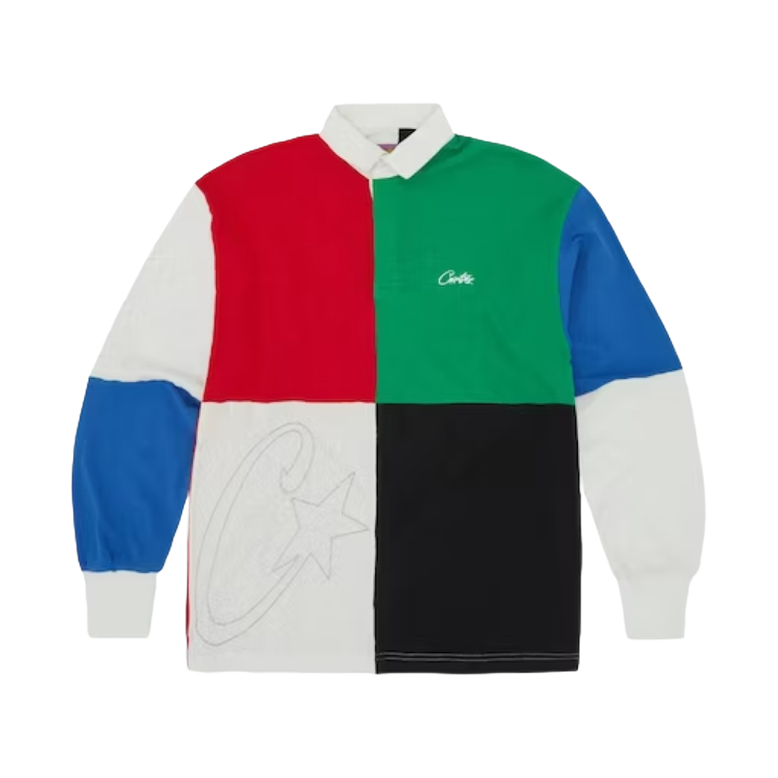코르테이즈 C 스타 럭비 셔츠 멀티(Corteiz C Star Rugby Shirt Multi) - 1
