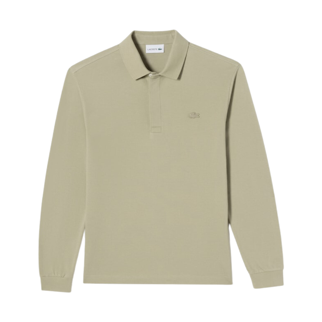 라코스테 파리 롱 소매 폴로 베이지(Lacoste Paris Long Sleeve Polo Beige) - 1