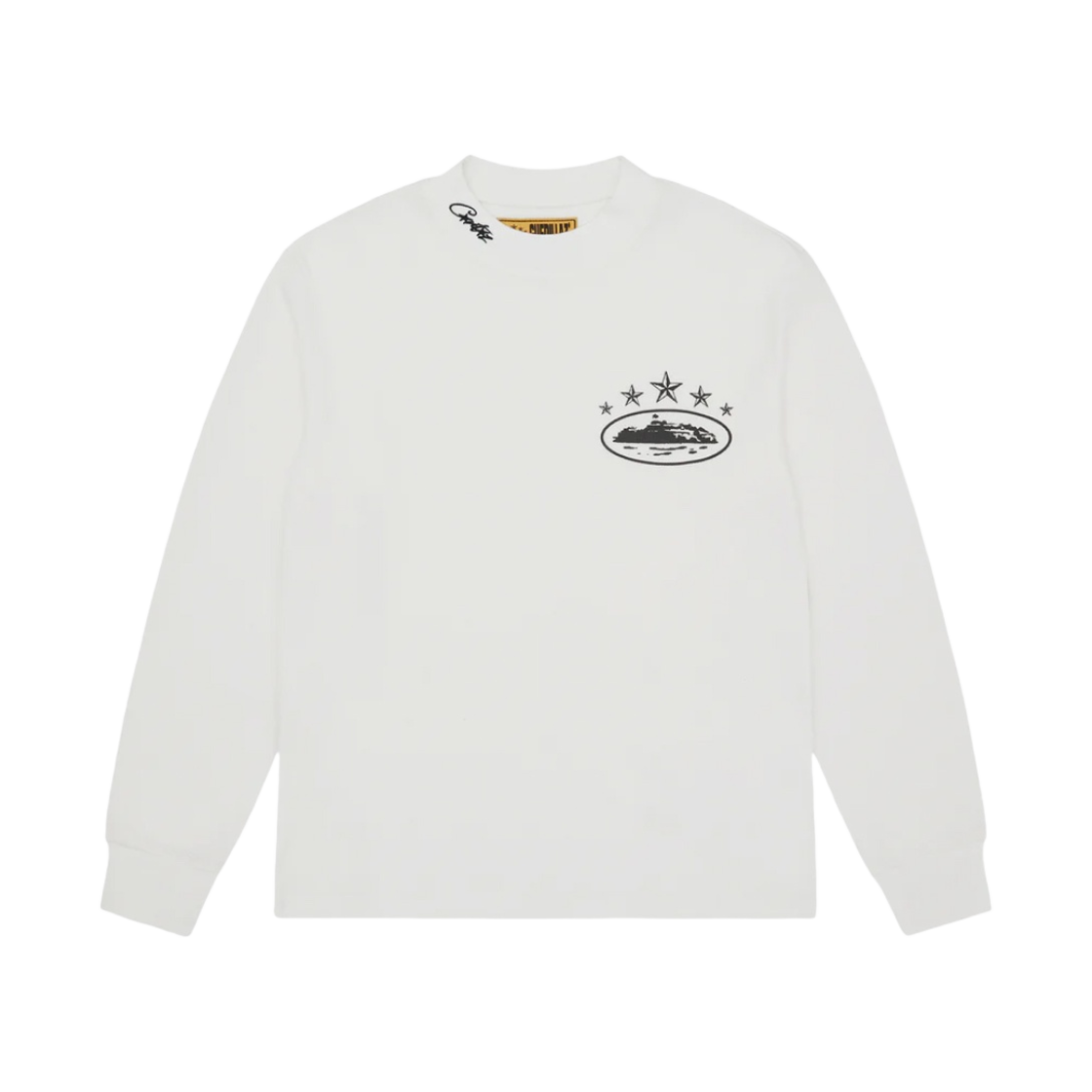 코르테이즈 5 스타즈 알카트라즈 와플 롱슬리브 화이트(Corteiz 5 Starz Alcatraz Waffle Long Sleeve White) - 1