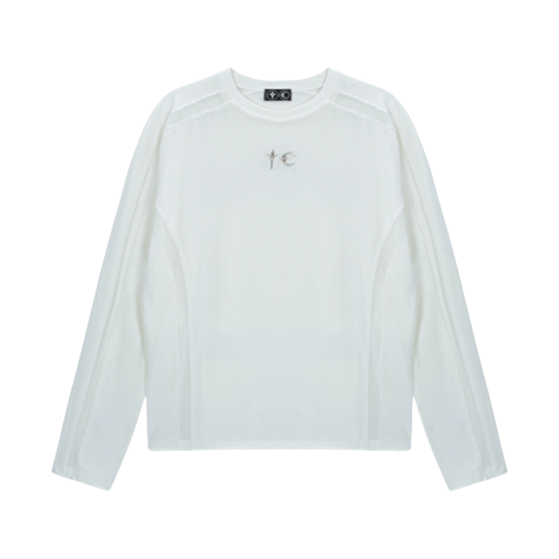 THUG CLUB Turtle Mesh Sleeve ロンt Thug Club White Turtle Long Sleeve T-Shirt Thug Club