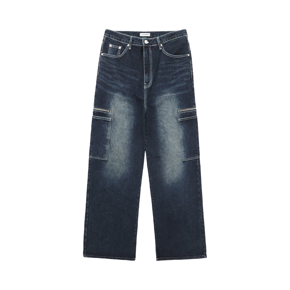 24FWCDMDN01IDG Cactusdonutmarket Side Zipper Pocket Denim - Indigo