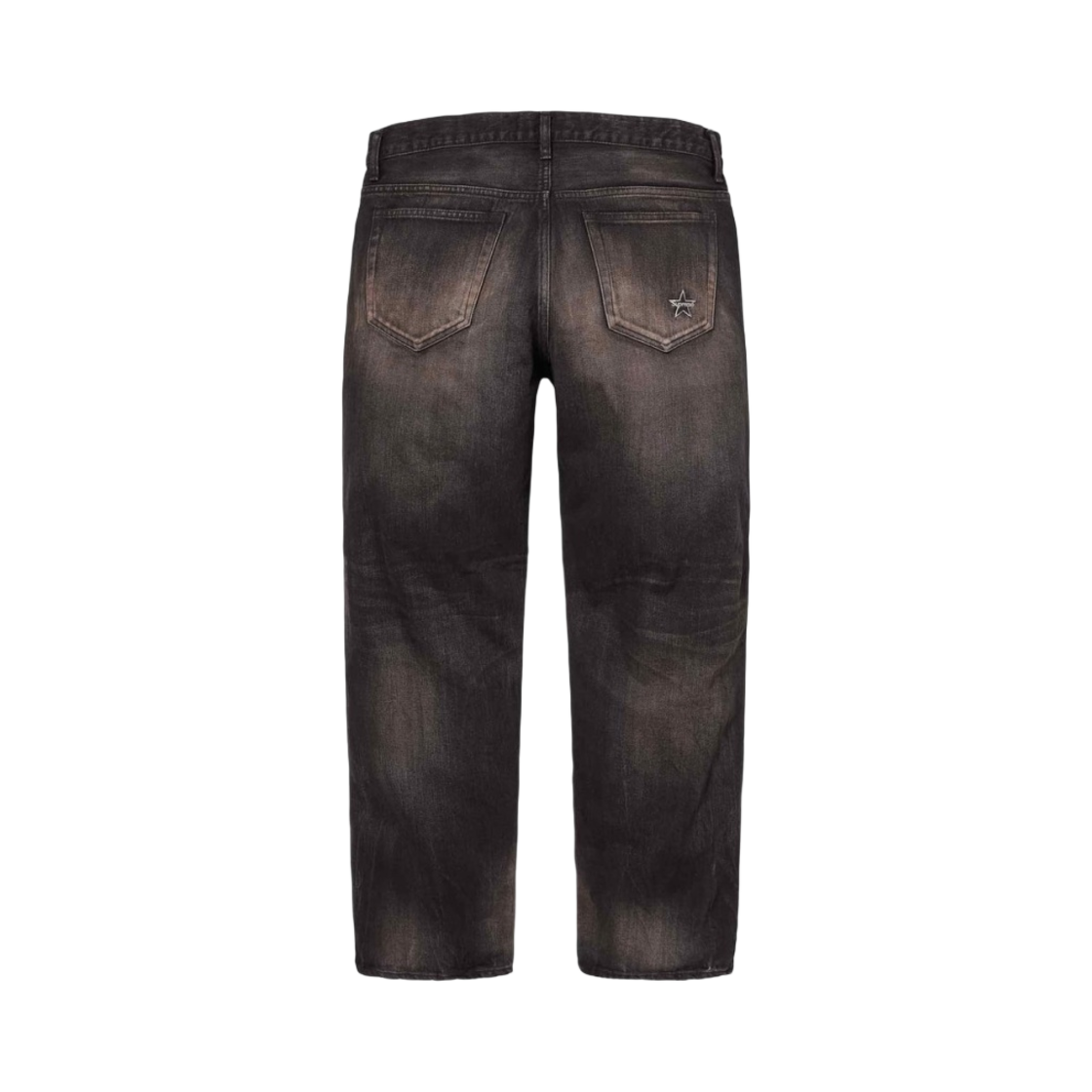 슈프림 디스트레스드 루즈 핏 셀비지 진 워시드 블랙 - 24SS(Supreme Distressed Loose Fit Selvedge Jean Washed Black - 24SS) - 2