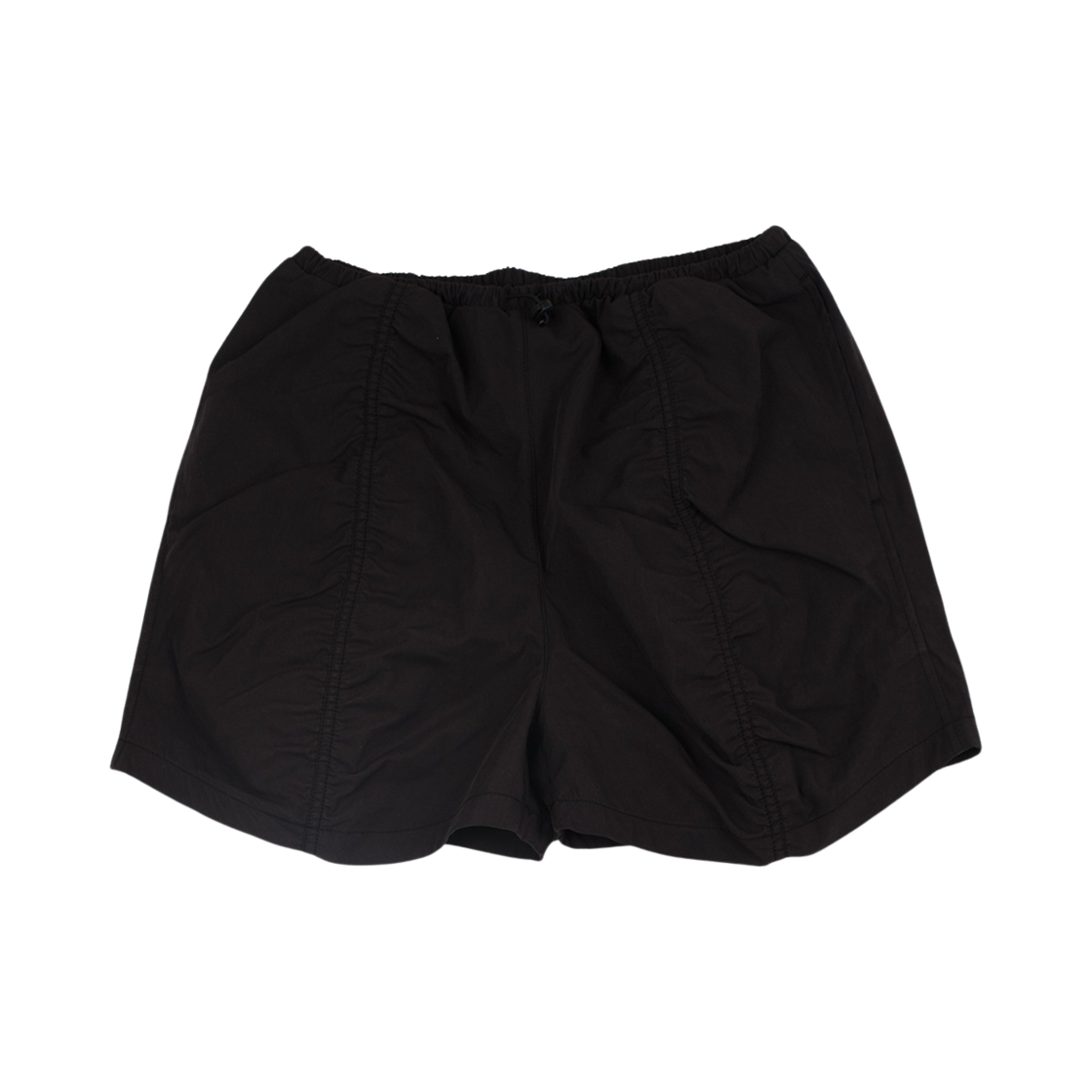 Shirring Banding Shorts BLACK YOUNGOH Shirring Banding Shorts Black