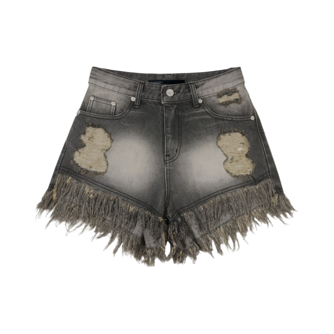 - (W) Bohemian Seoul Damage Washig Shorts Gray (23 Ver.)