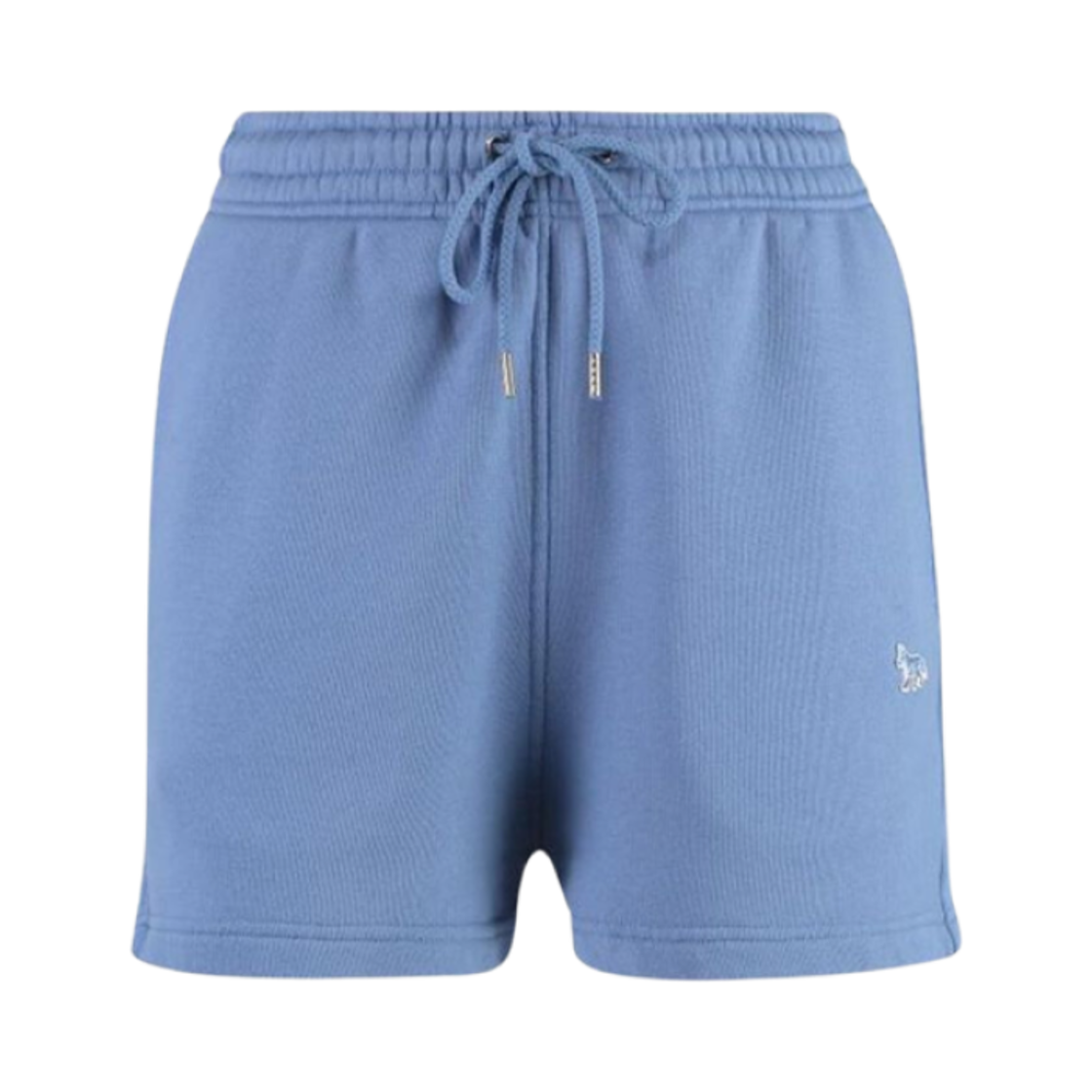 MW01113KM0321-P428 (W) Maison Kitsune Baby Fox Patch Regular Jog Shorts Hampton Blue