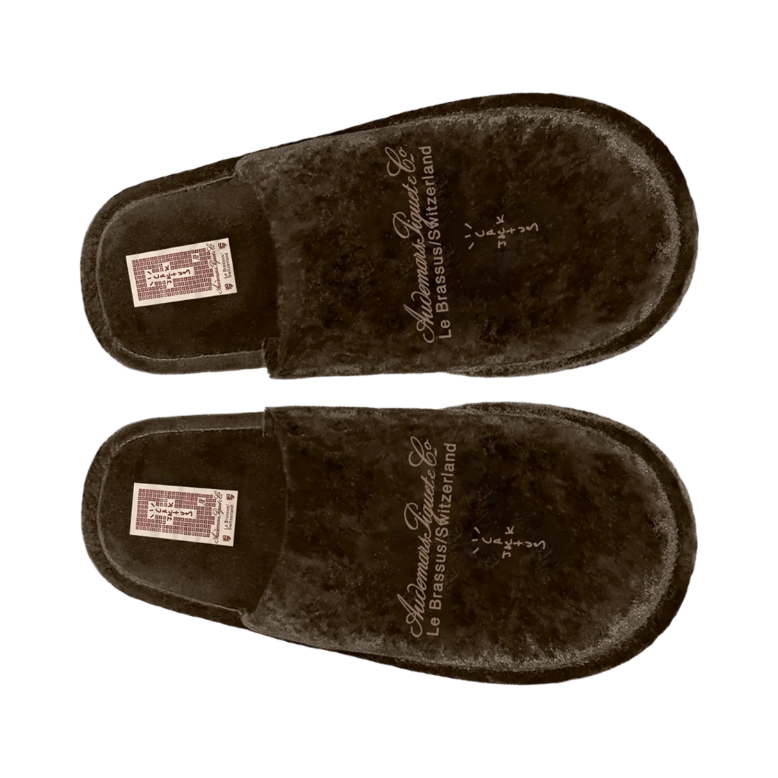 트래비스 스캇 캑터스 잭 x 오데마 피게 하우스 슬리퍼 브라운(Travis Scott Cactus Jack x Audemars Piguet House Slippers Brown)