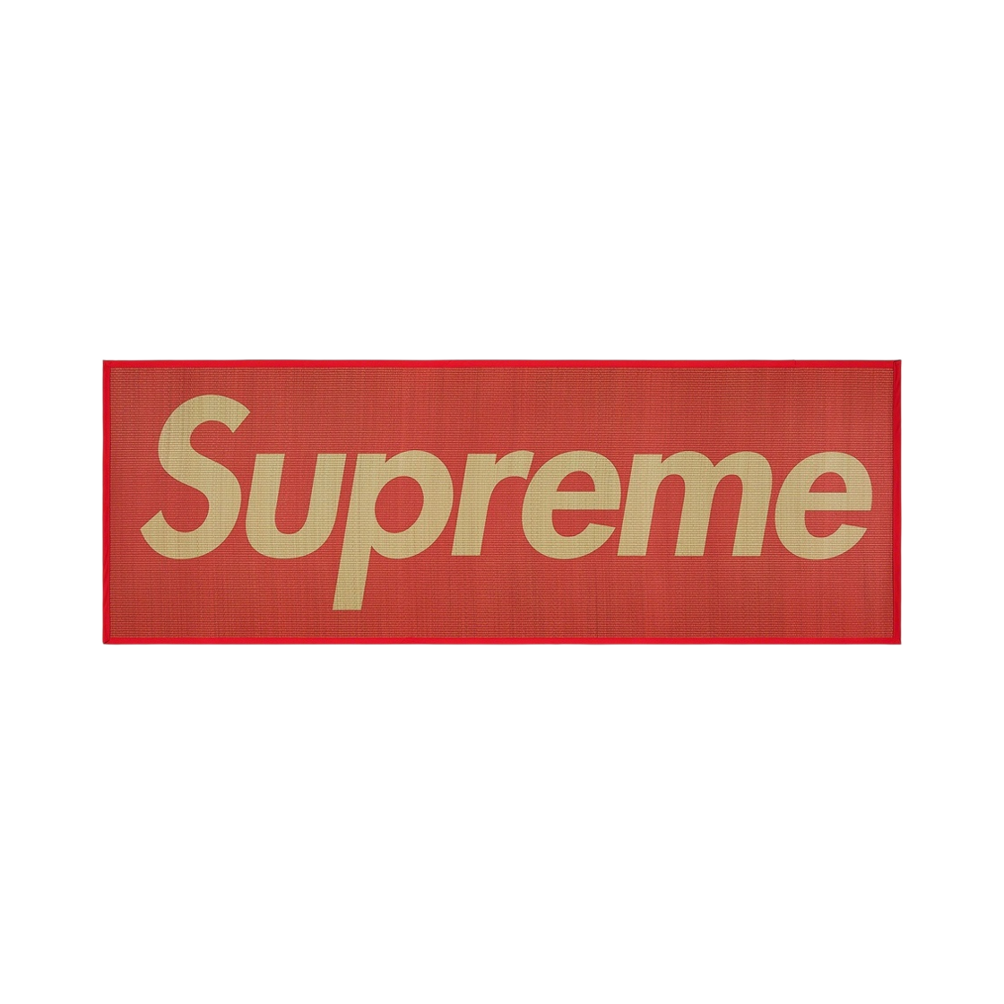 슈프림 우븐 스트로우 매트 레드 - 20SS(Supreme Woven Straw Mat Red - 20SS)