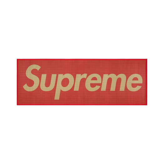 Supreme Woven Straw Mat Red - 20SS