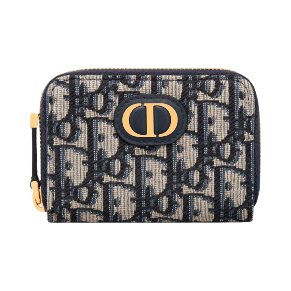 디올 스몰 30 몽테인 보야저 코인 지갑 블루 디올 오블리크 자카드(Dior Small 30 Montaigne Voyageur Coin Purse Blue Dior Oblique Jacquard) - 1