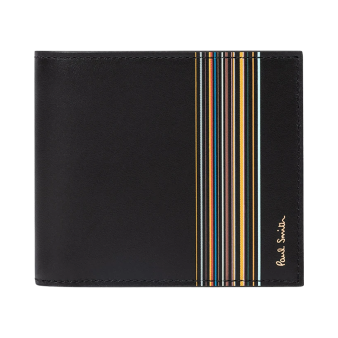 폴 스미스 레더 시그니쳐 스트라이프 빌폴드 월렛 블랙(Paul Smith Leather Signature Stripe Billfold Wallet Black)
