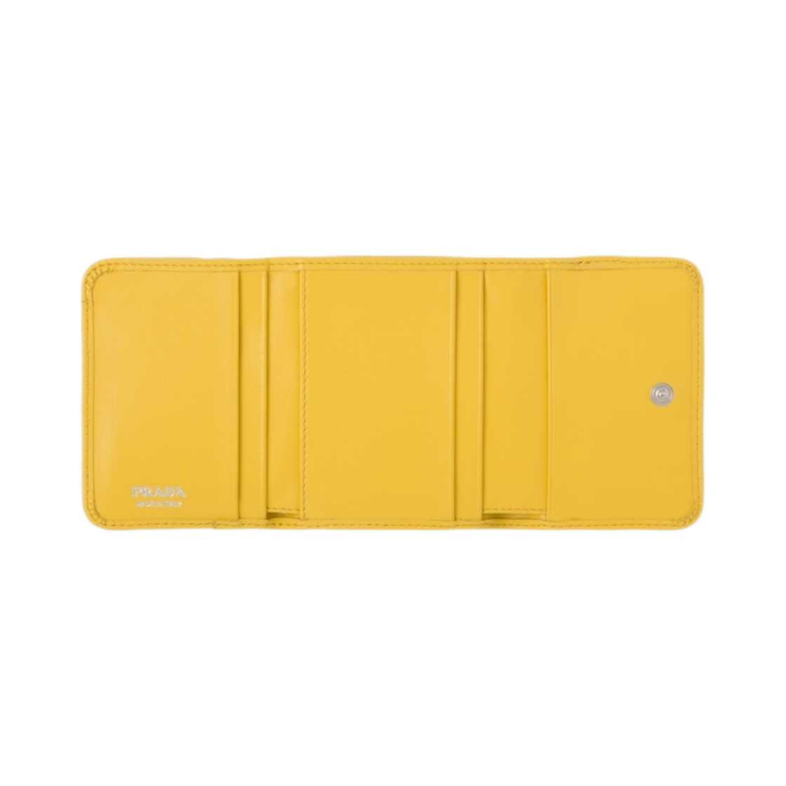 프라다 스몰 레더 월렛 써니 옐로우(Prada Small Leather Wallet Sunny Yellow) - 2