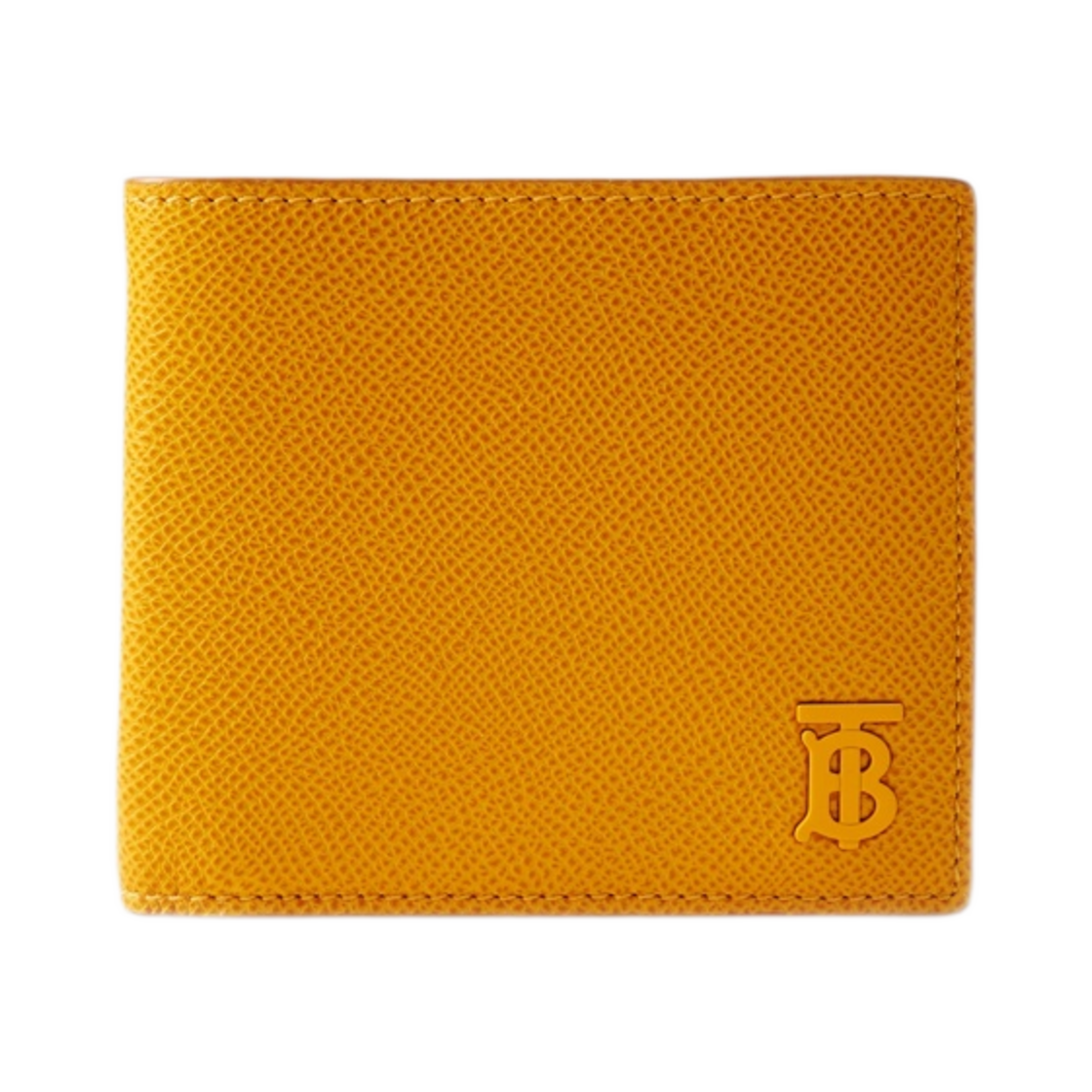 버버리 그레이니 레더 TB 반지갑 메리골드(Burberry Grainy Leather TB Bifold Wallet Marigold) - 1