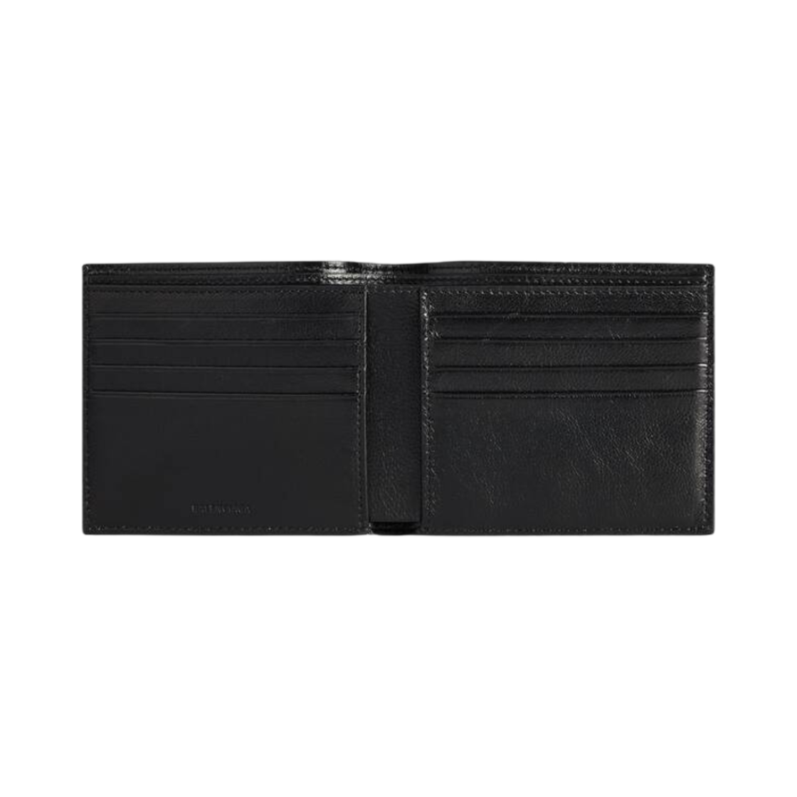 발렌시아가 캐쉬 스퀘어 반지갑 Bal 파리 올오버 블랙(Balenciaga Cash Square Folded Wallet Bal Paris Allover Black) - 2
