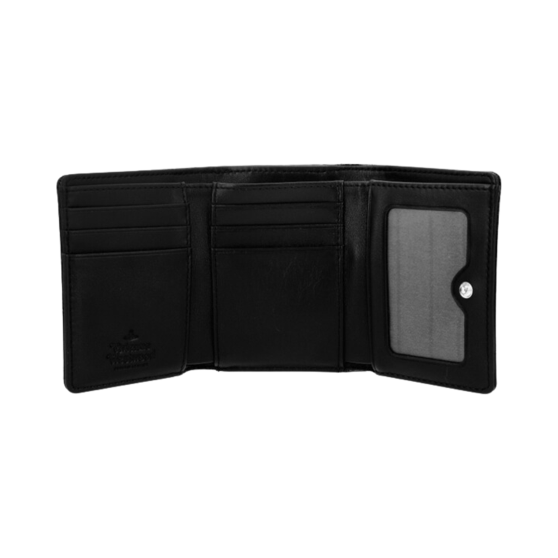 비비안 웨스트우드 크로커다일 엠보스드 스몰 프레임 반지갑 블랙(Vivienne Westwood Crocodile Embossed Small Frame Bi-Fold Wallet Black) - 3