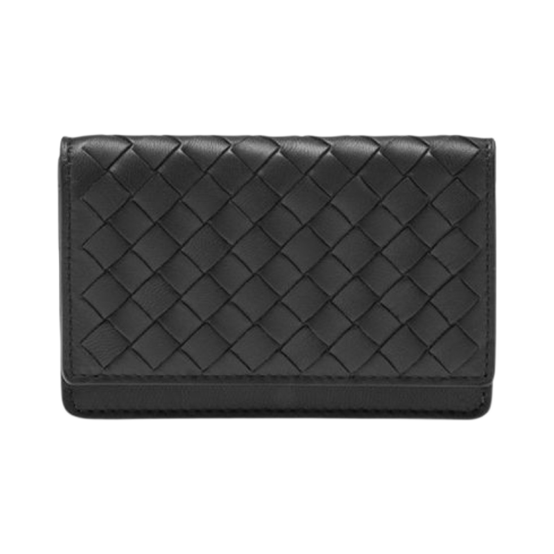 보테가 베네타 플랩 카드 케이스 네이비(Bottega Veneta Flap Card Case Navy) - 1