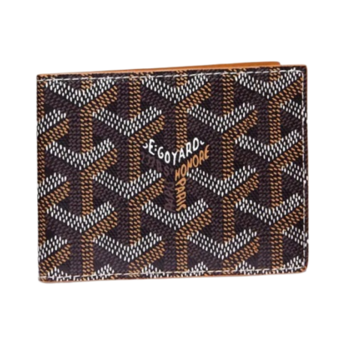 APMINSERT-03 Goyard Insert Victoire Card Holder Black Tan