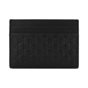 Gucci Micro GG Ssima Card Case Black