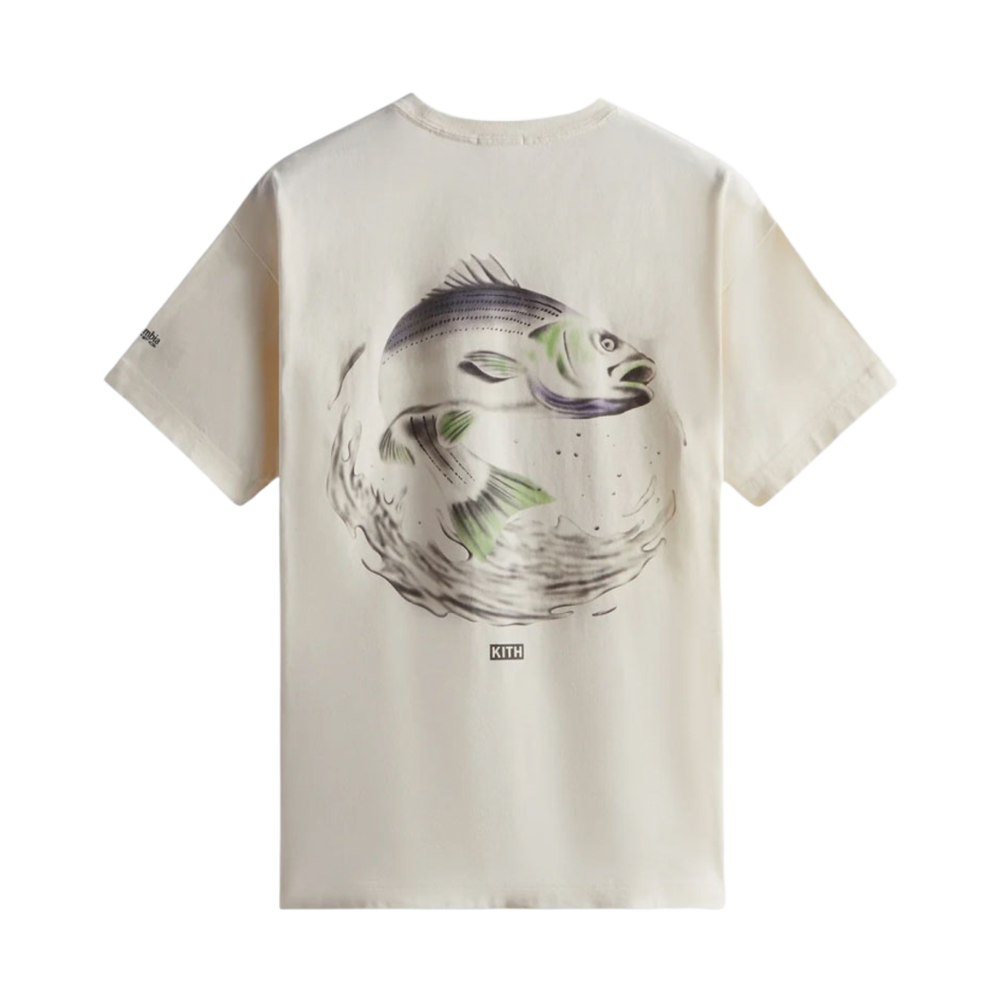 키스 x 콜롬비아 PFG 스트라이프 배스 빈티지 티셔츠 샌드리프트(Kith x Columbia PFG Striped Bass Vintage T-Shirt Sandrift) - 2