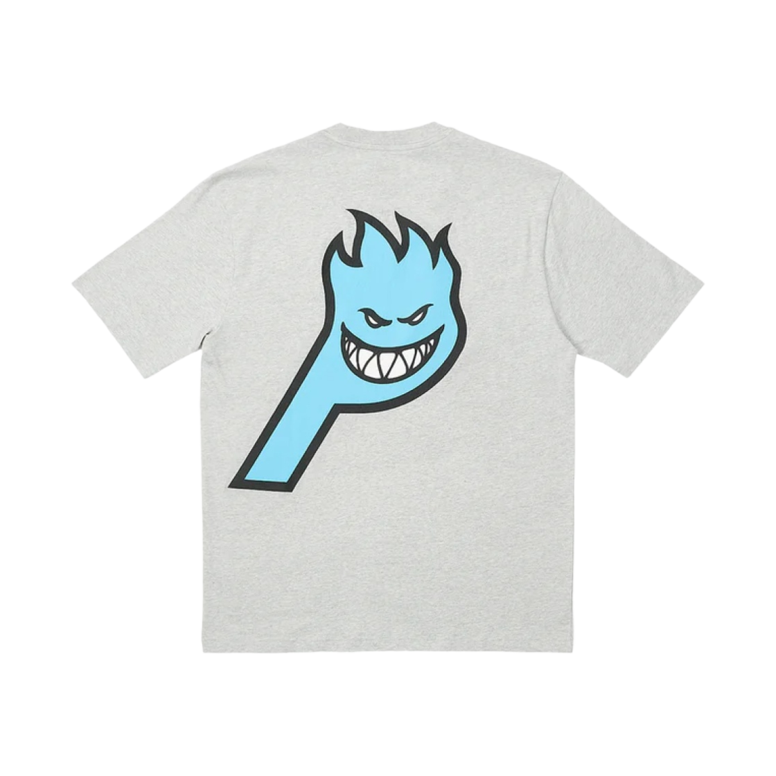 팔라스 스핏파이어 P-헤드 티셔츠 그레이 말 - 23SS(Palace Spitfire P-Head T-Shirt Grey Marl - 23SS) - 1