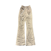 Undermycar Smoky Beige Flared Easy Pants Smoky Beige - 24FW