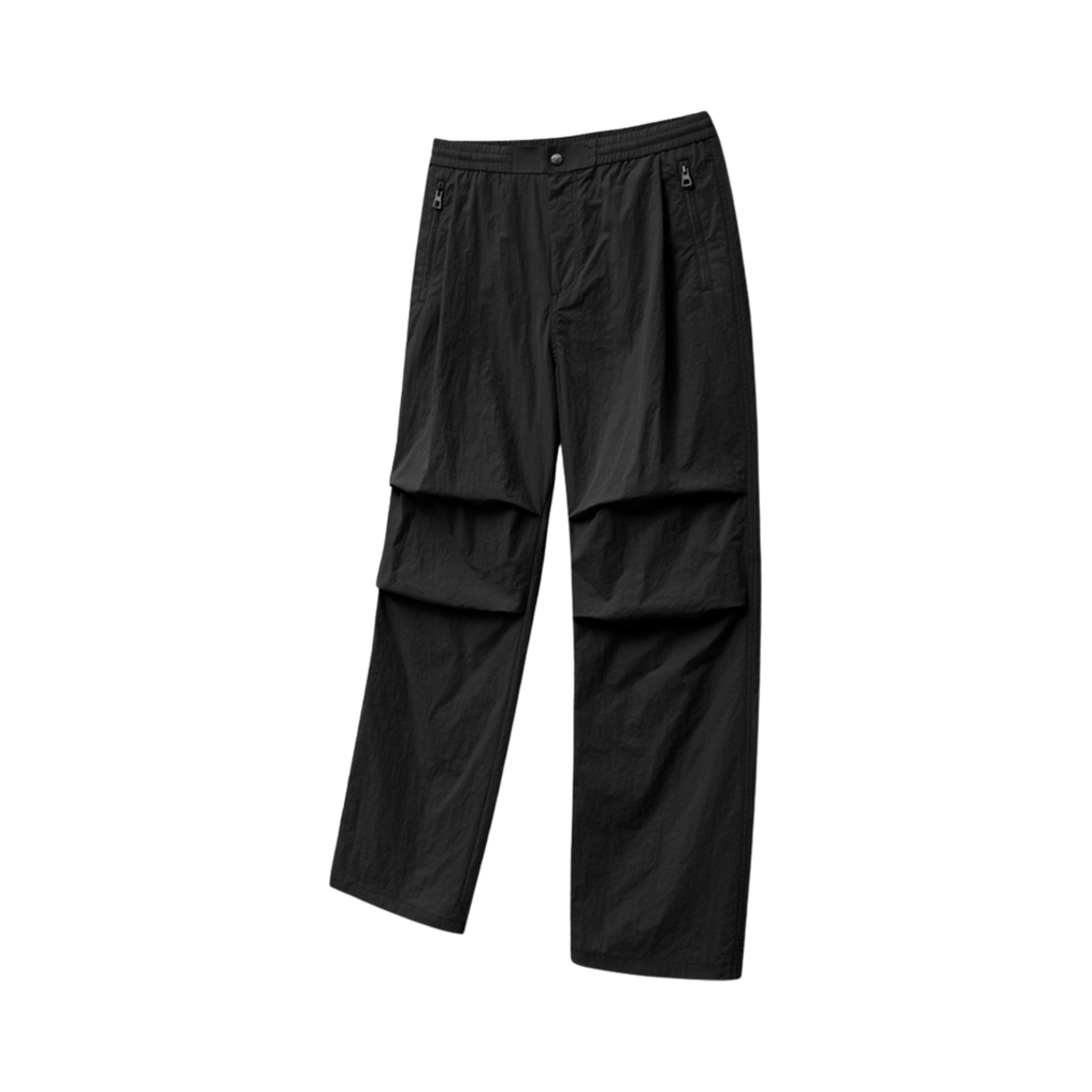 TNPA4E109BK TNGT Wide Nylon Parasuit Pants Black